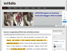 Tablet Screenshot of infodio.com